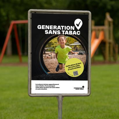 Kampagne gegen Zigaretten-Littering und für rauchfreie Kinderspielplätze