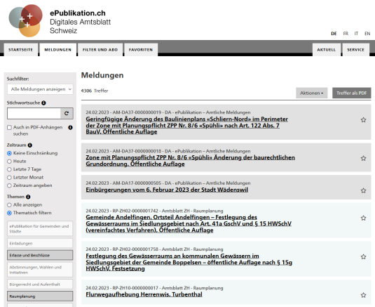 Muster Webseite ePublikation