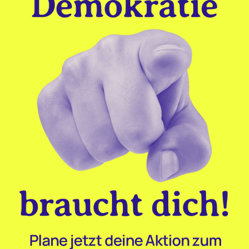 Jetzt Aktion planen und dabei sein am Tag der Demokratie 2026!