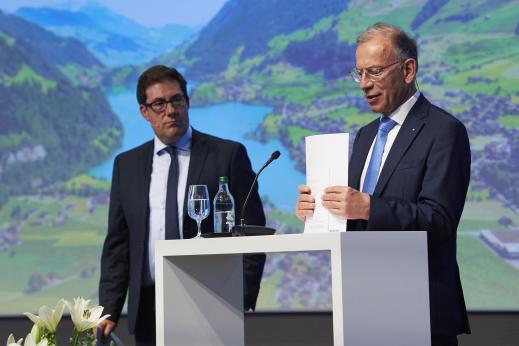 Christoph Niederberger und Hannes Germann